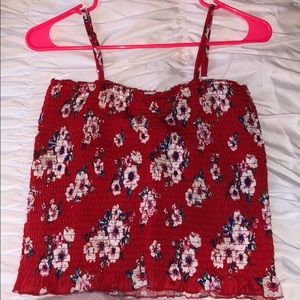Almost famous red floral top